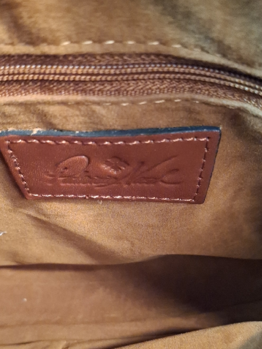 Patricia Nash Tooled Vallata Leather Crossbody - Florence Brown Nwt - Picture 12 of 14